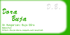 dora buja business card